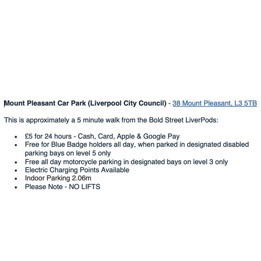 The Bold St Liverpods By Serviced Living Λίβερπουλ Εξωτερικό φωτογραφία